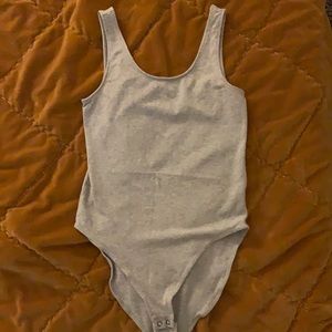Grey bodysuit